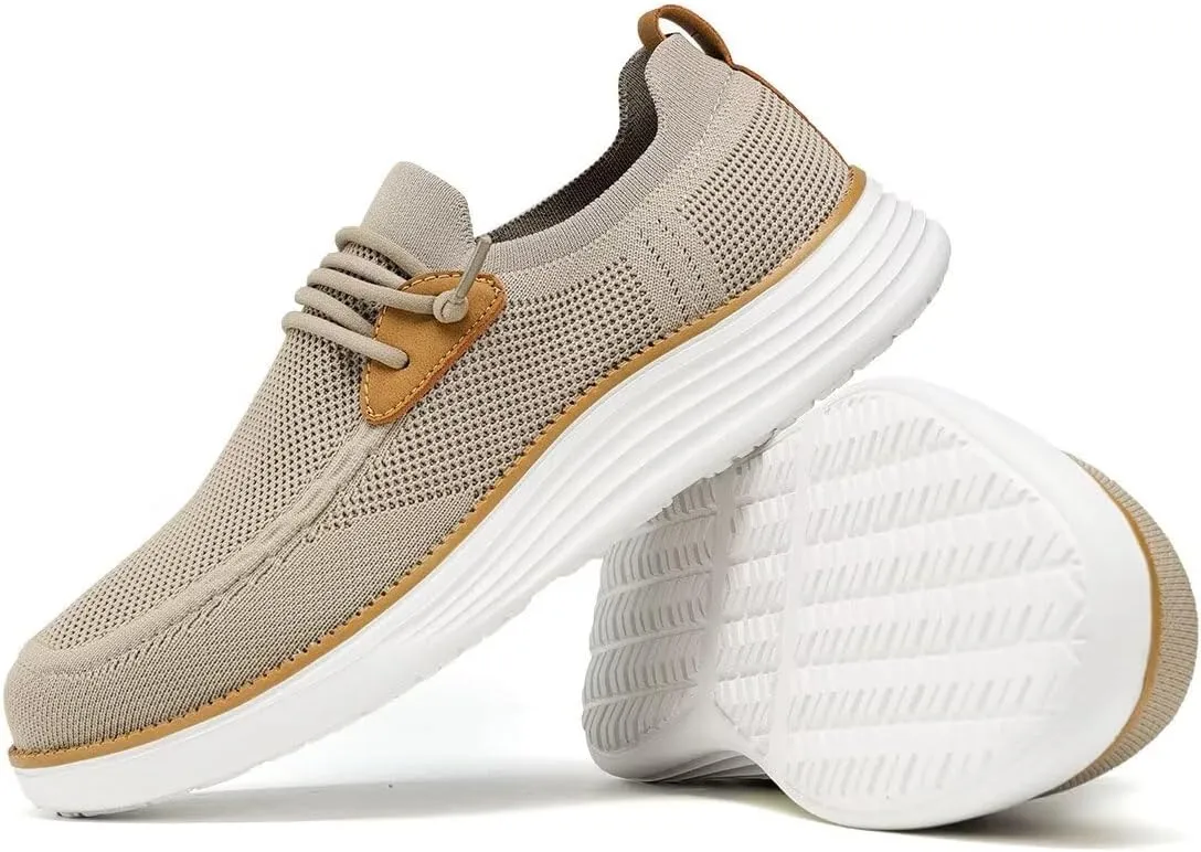 Men's Arch Support Casual Slip-on Shoes Loafers for Men Non Slip Comfortable Shoes
