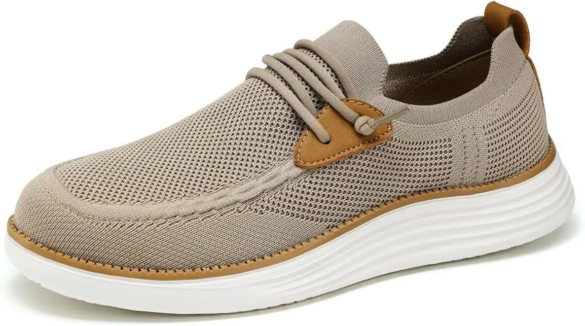 Men's Arch Support Casual Slip-on Shoes Loafers for Men Non Slip Comfortable Shoes
