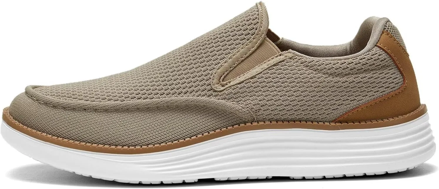 Mens Boat Shoes Casual Loafers Slip On Walking Dress Sneakers Mesh Business Oxfords Work Lightweight Soft Sole