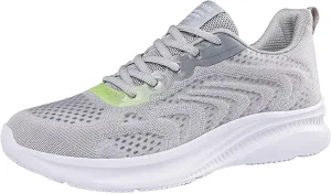 Men's Breathable Mesh Running Shoes Lightweight Breathable Walking Shoe Gym Tennis Athletic Gym Tennis Sneakers