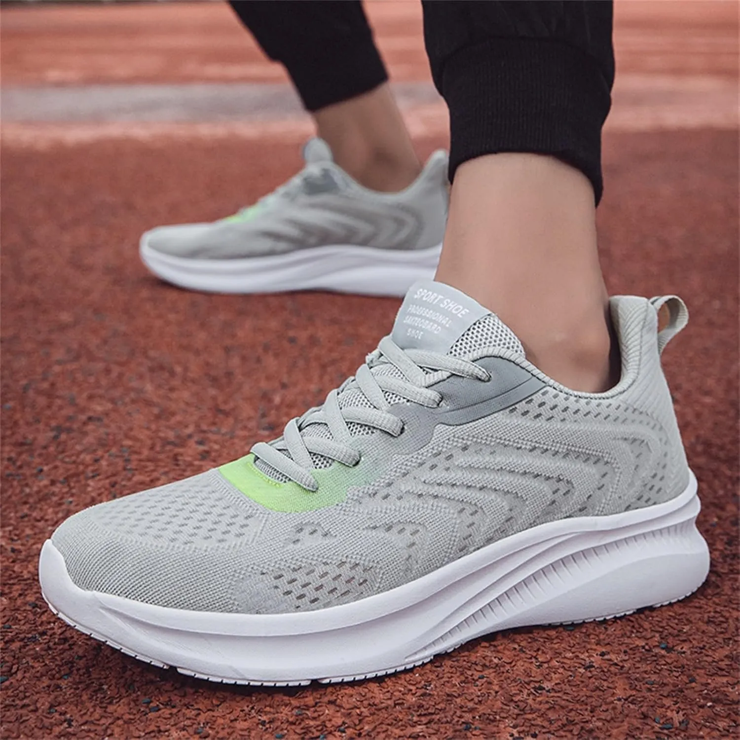 Men's Breathable Mesh Running Shoes Lightweight Breathable Walking Shoe Gym Tennis Athletic Gym Tennis Sneakers