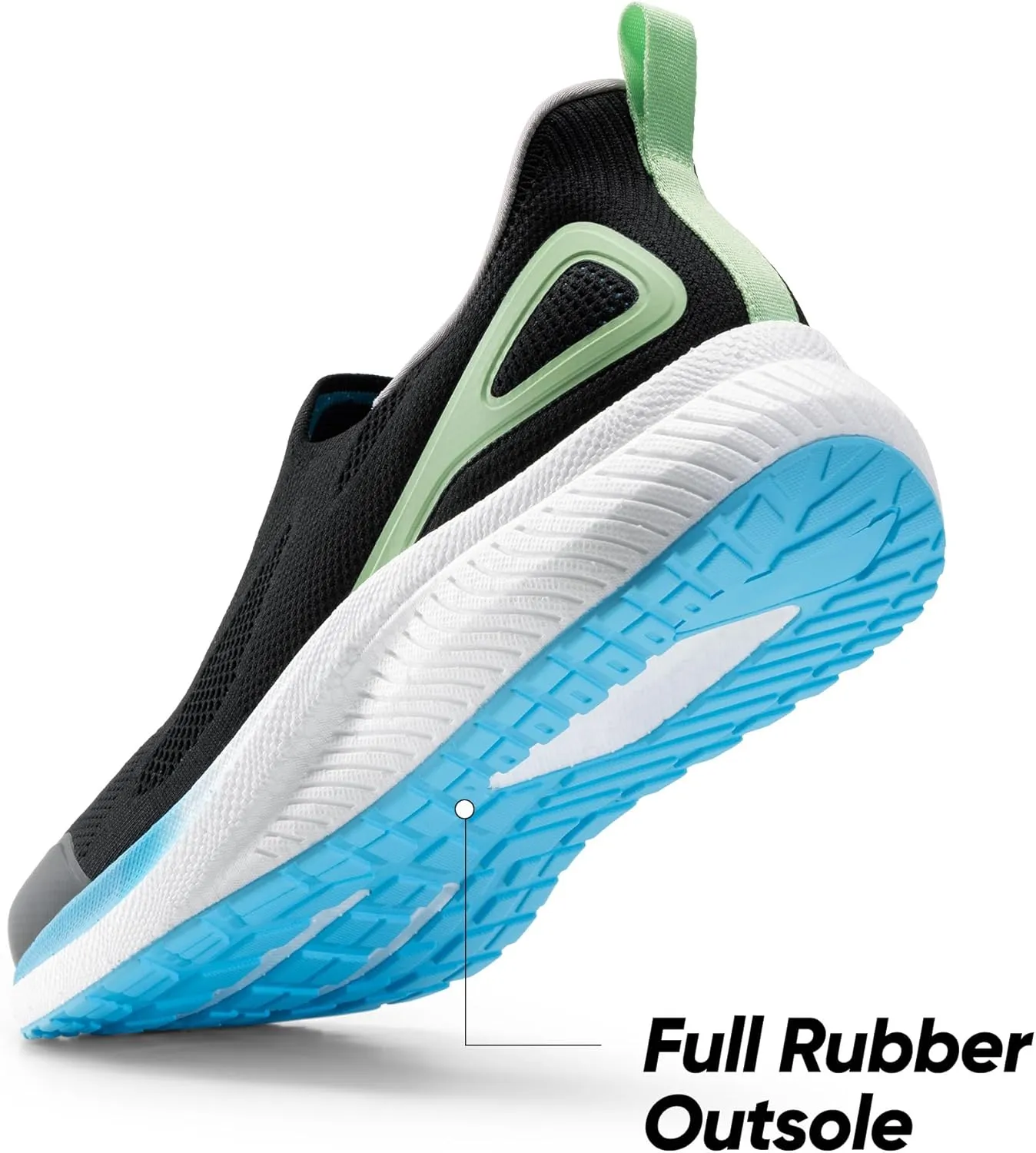 Men's Hands-Free Slip On Walking Shoes Laceless Comfortable Tennis Sneakers