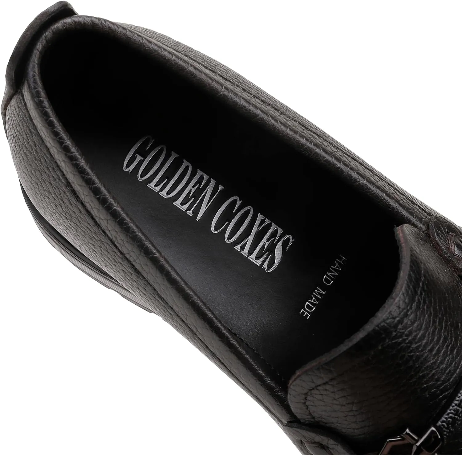 Men's Leather Penny Loafers, Classic Crocodile Printed Dress Shoes Soft Thick Sole Slip-On Dress Loafer for Mens Wedding Business Formal Shoes