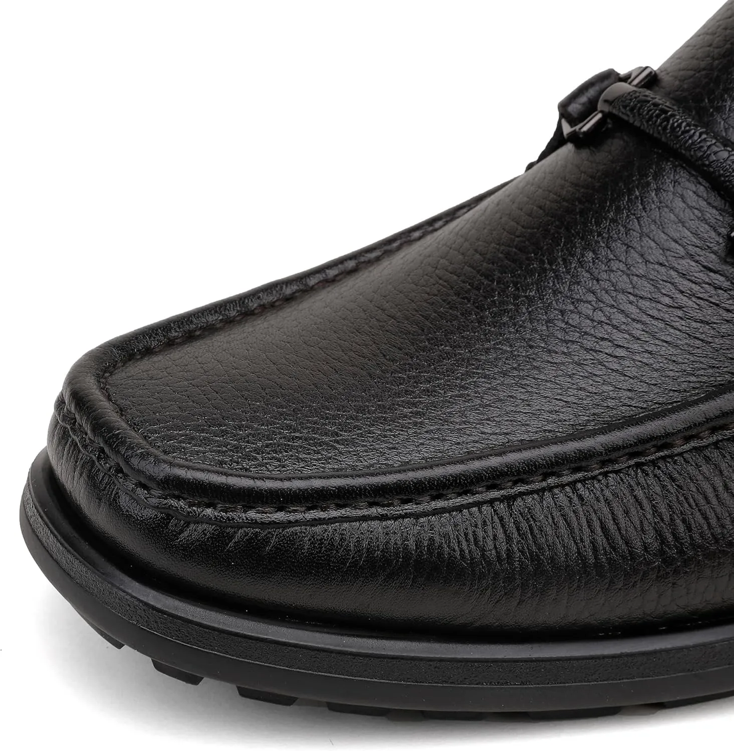 Men's Leather Penny Loafers, Classic Crocodile Printed Dress Shoes Soft Thick Sole Slip-On Dress Loafer for Mens Wedding Business Formal Shoes