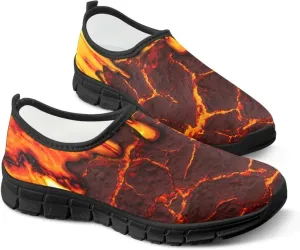 Men's Loafers Slip On Slip Shoe Casual Walking Shoes Non Slip Work Shoes Mesh Athletic Sneakers