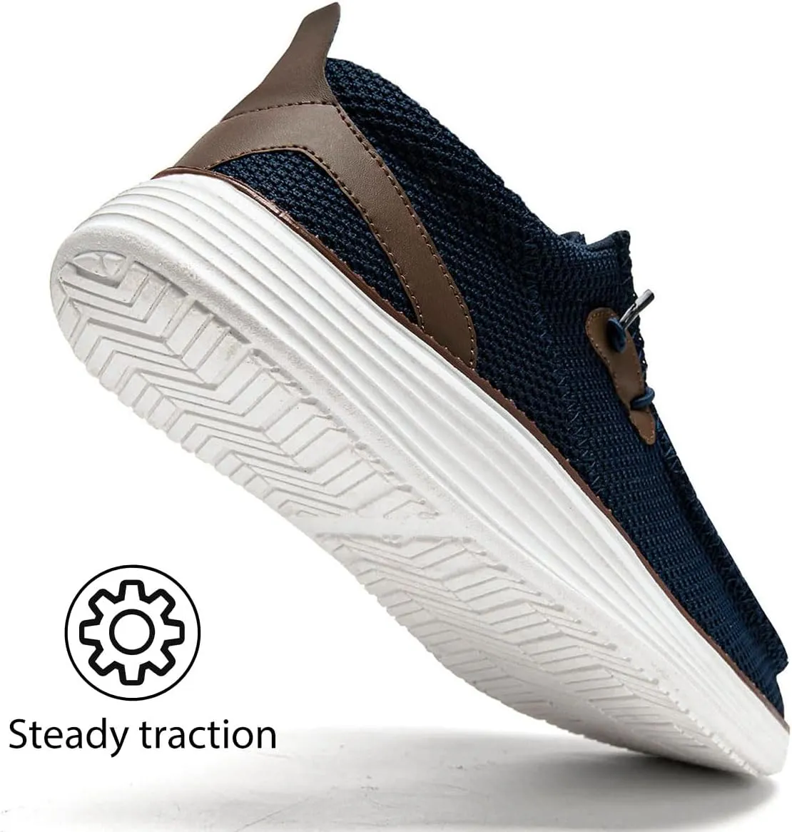 Mens Loafers Walking Slip on Boat Shoes Fashion Classcial Non Slip Sneakers Casual Comfortable Leisure Vintage Flat Shoes