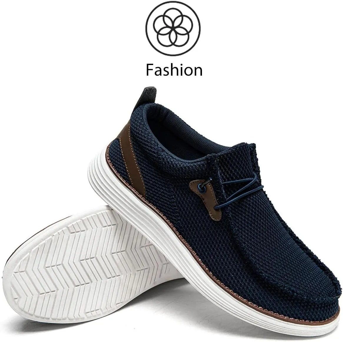 Mens Loafers Walking Slip on Boat Shoes Fashion Classcial Non Slip Sneakers Casual Comfortable Leisure Vintage Flat Shoes