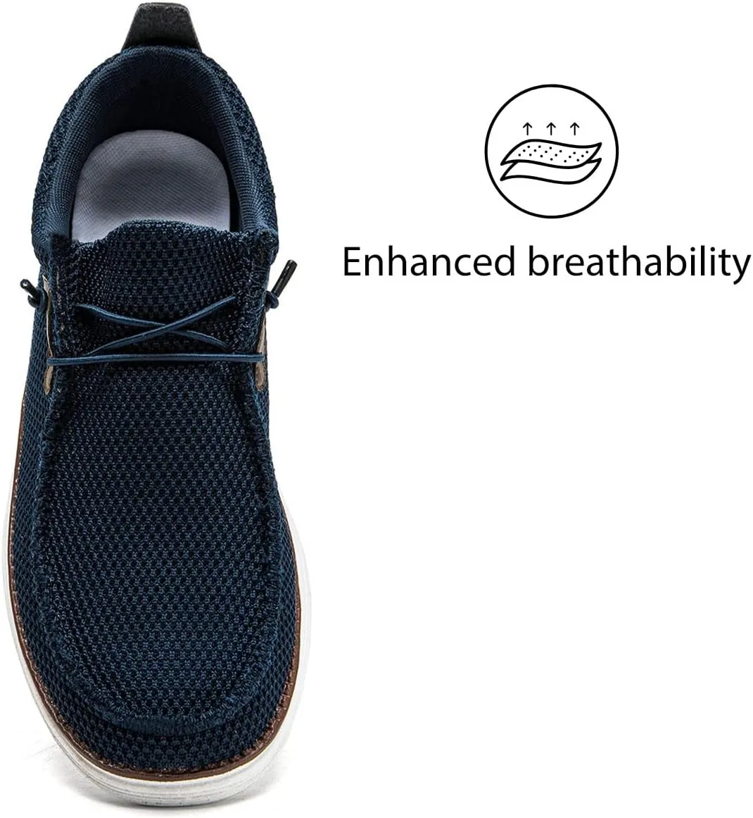 Mens Loafers Walking Slip on Boat Shoes Fashion Classcial Non Slip Sneakers Casual Comfortable Leisure Vintage Flat Shoes