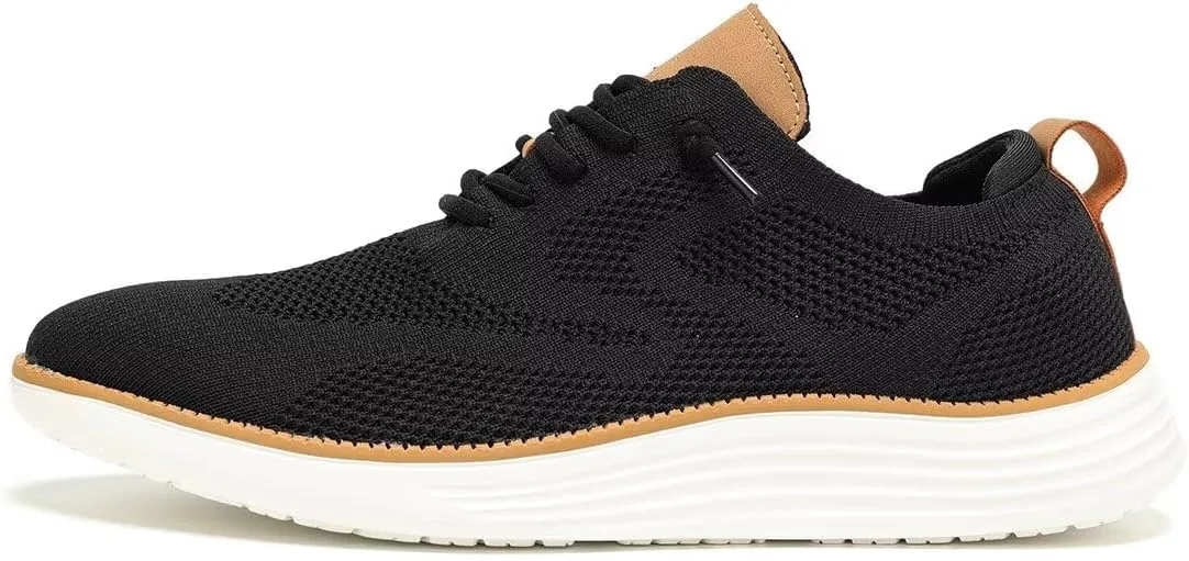Mens Mesh Casual Sneakers Lightweight Breathable Dress Shoes Comfortable Walking Oxford Shoes Trainers for Men