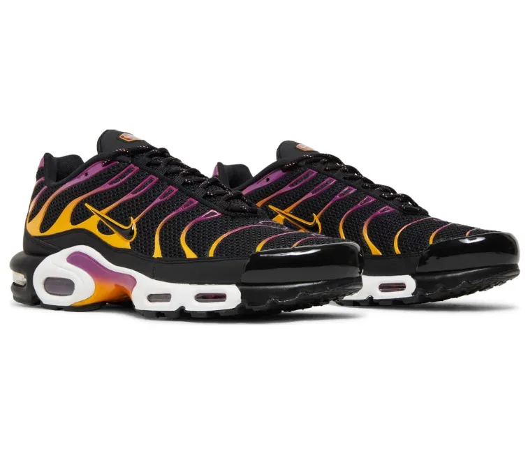 Men's Nike Air Max Plus TN (Black/Gold-Purple)