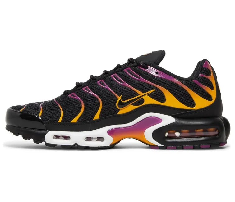 Men's Nike Air Max Plus TN (Black/Gold-Purple)