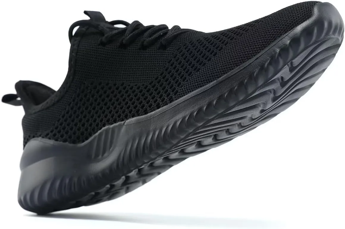 Mens Running Shoes Slip on Walking Tennis Sneakers Fashion Breathable Mesh Soft Sole Casual Athletic Lightweight