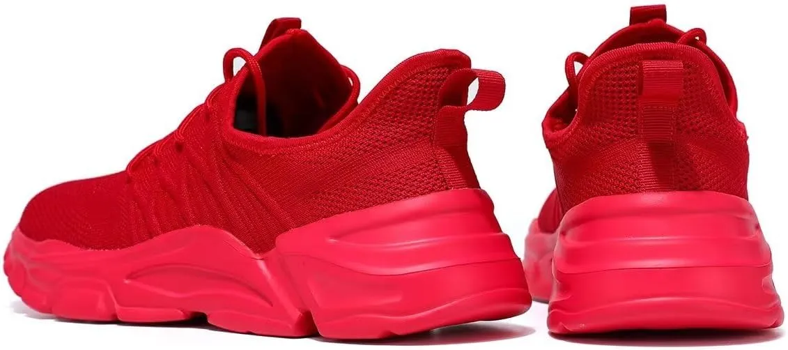 Mens Running Shoes Slip-on Walking Tennis Sneakers Lightweight Breathable Casual Soft Sole Mesh Workout Sports Shoes