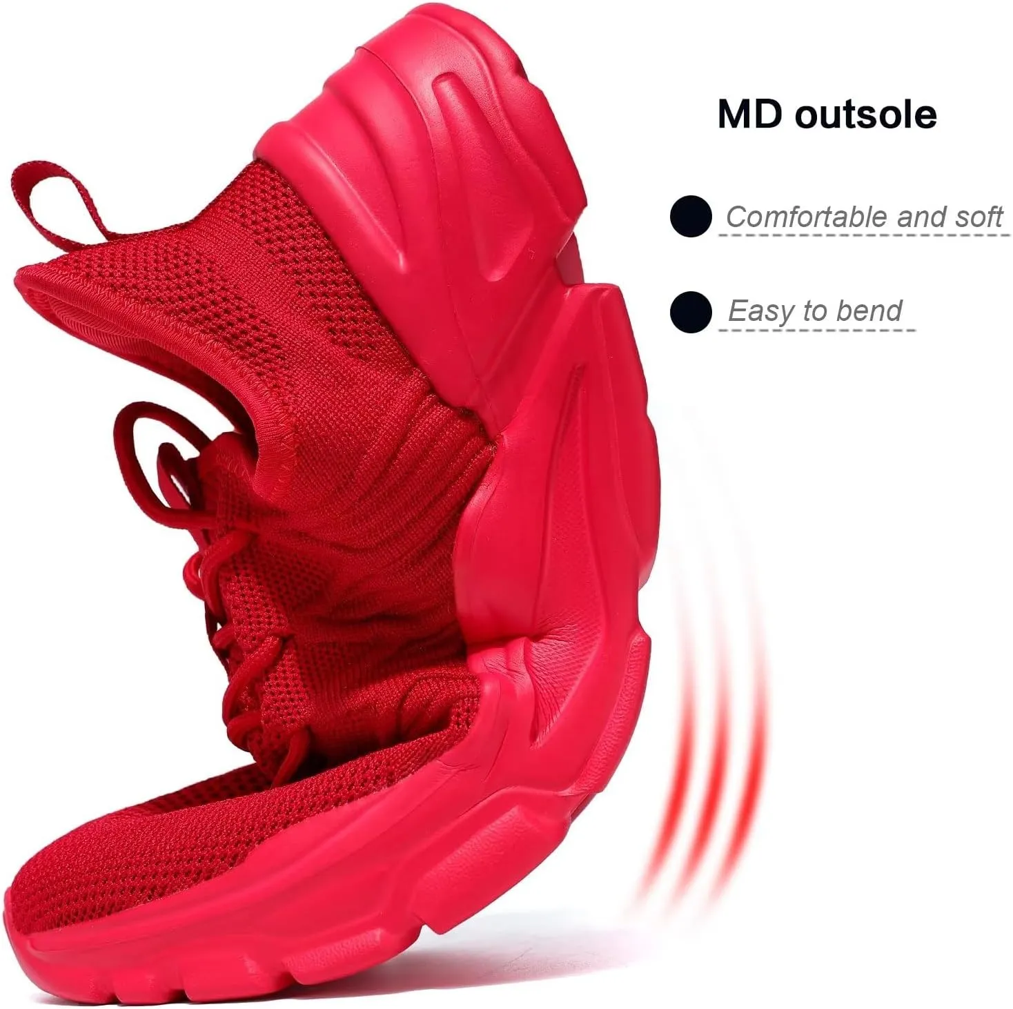 Mens Running Shoes Slip-on Walking Tennis Sneakers Lightweight Breathable Casual Soft Sole Mesh Workout Sports Shoes