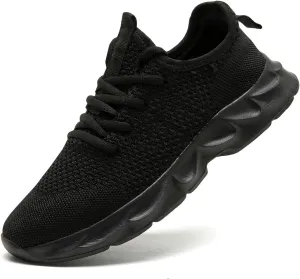 Mens Walking Shoes Slip On Tennis Non Slip Sneakers Outdoor Running Sports Trainers Athletic Sneaker Road Casual Workout Lightweight Shoes