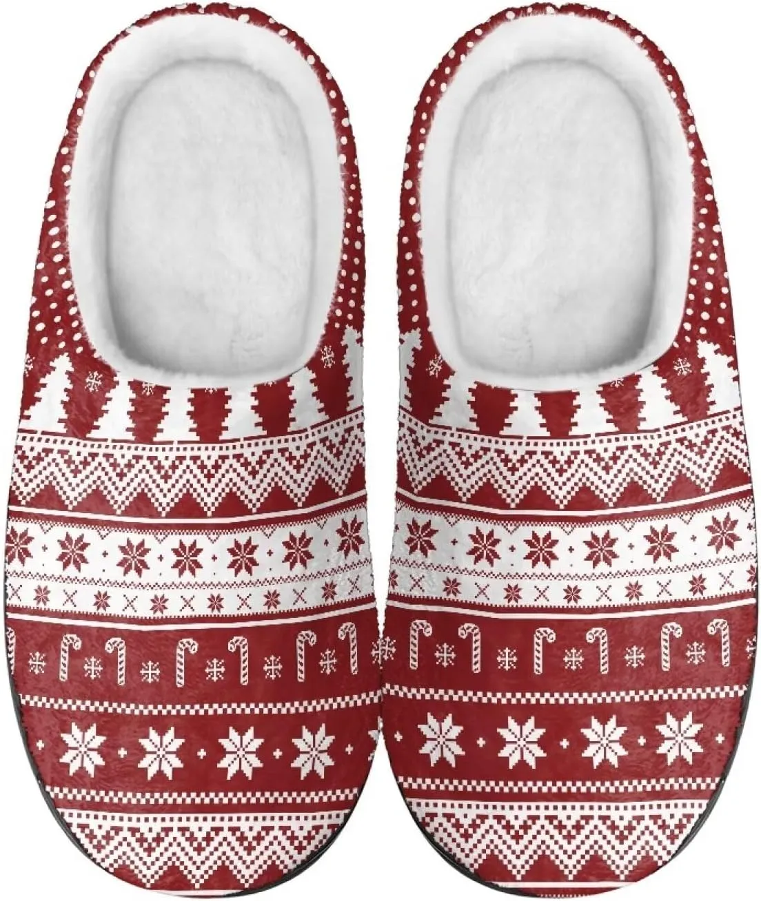 Men's Women's Plush Slippers, Flannel Warm Soft Cozy Slippers, House Bedroom Indoor/Outdoor Warm Shoes, Size 3-15