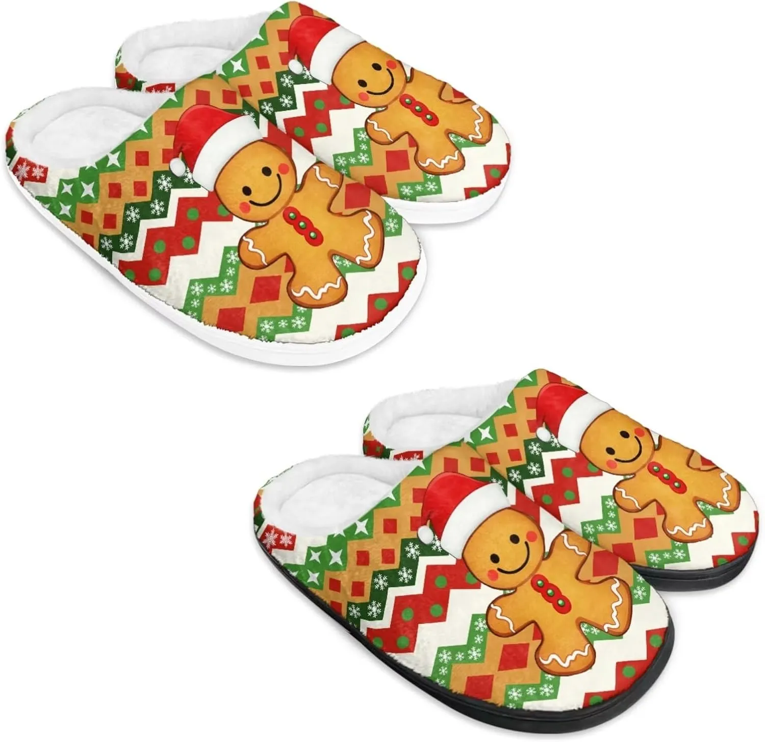 Men's Women's Plush Slippers, Flannel Warm Soft Cozy Slippers, House Bedroom Indoor/Outdoor Warm Shoes, Size 3-15
