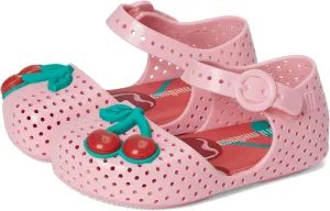 mini melissa Girl's Furadinha Pop Baby (Toddler/Little Kid) Ballet Flat