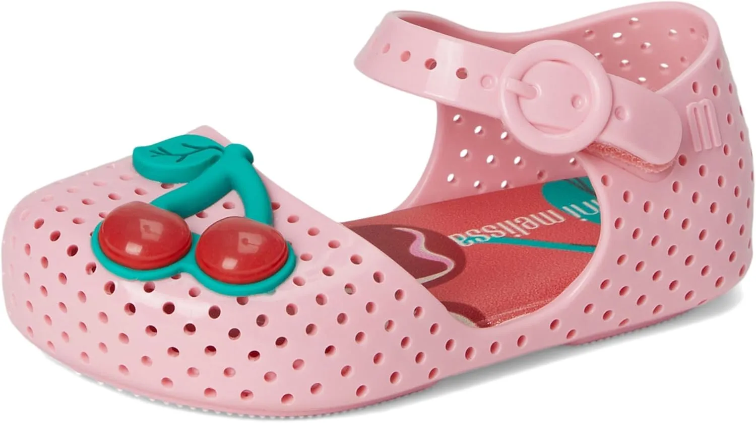 mini melissa Girl's Furadinha Pop Baby (Toddler/Little Kid) Ballet Flat