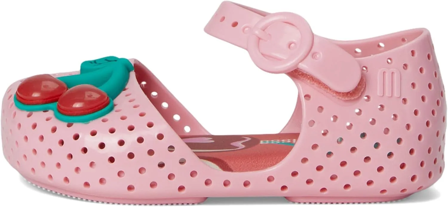 mini melissa Girl's Furadinha Pop Baby (Toddler/Little Kid) Ballet Flat