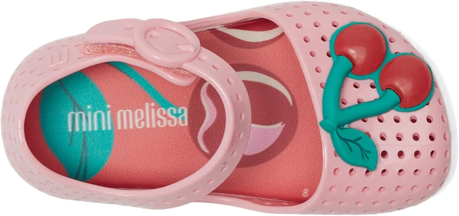 mini melissa Girl's Furadinha Pop Baby (Toddler/Little Kid) Ballet Flat