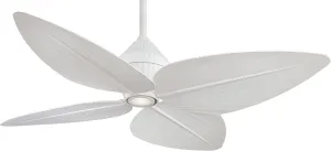 Minka-Aire F581-WHF, Gauguin, 52" Outdoor Ceiling Fan with Light & Wall Control, Flat White