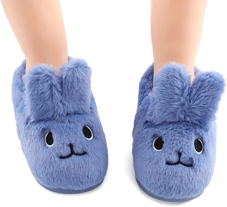 MK MATT KEELY Toddler Girls Bunny Slippers Winter Warm Shoes Rabbit House Soft Slippers