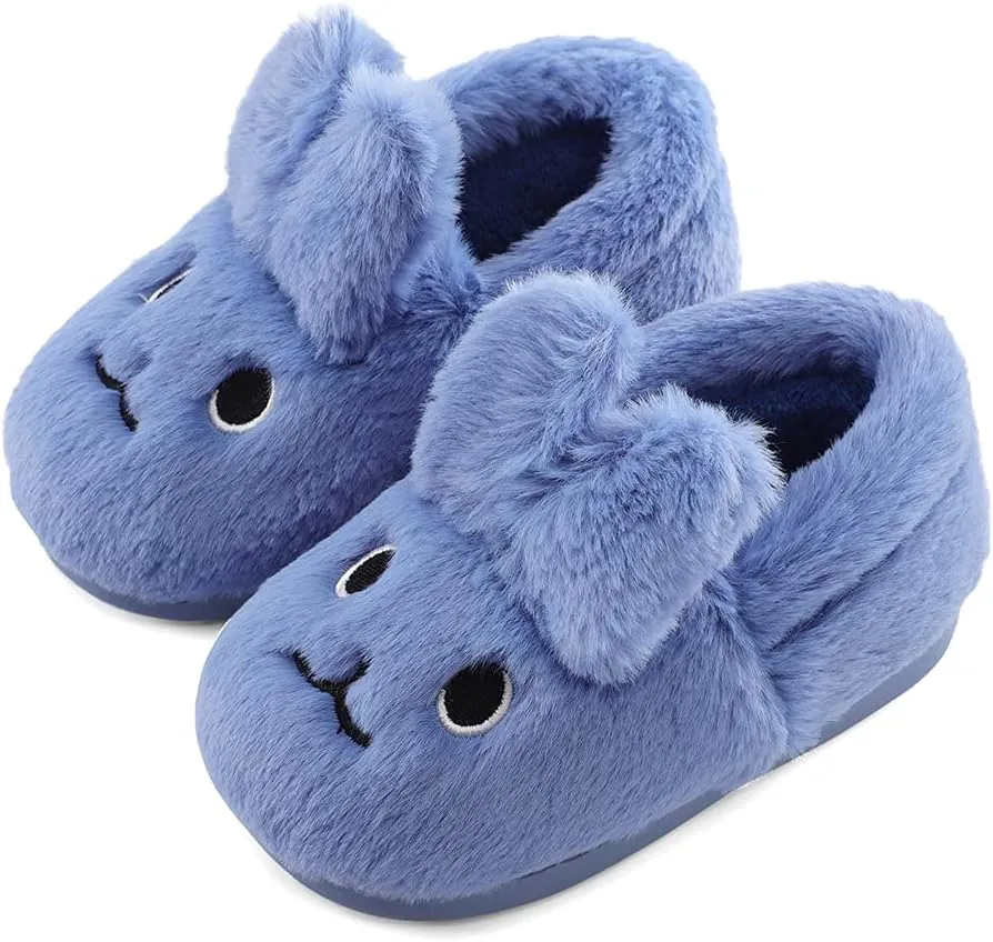 MK MATT KEELY Toddler Girls Bunny Slippers Winter Warm Shoes Rabbit House Soft Slippers