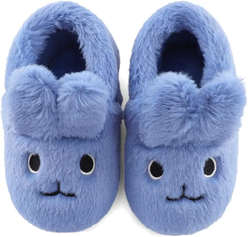MK MATT KEELY Toddler Girls Bunny Slippers Winter Warm Shoes Rabbit House Soft Slippers