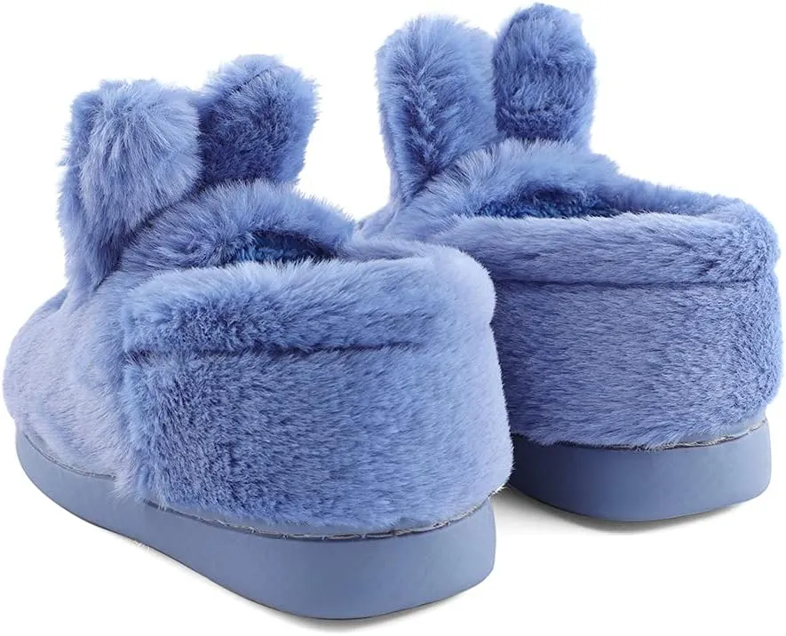 MK MATT KEELY Toddler Girls Bunny Slippers Winter Warm Shoes Rabbit House Soft Slippers