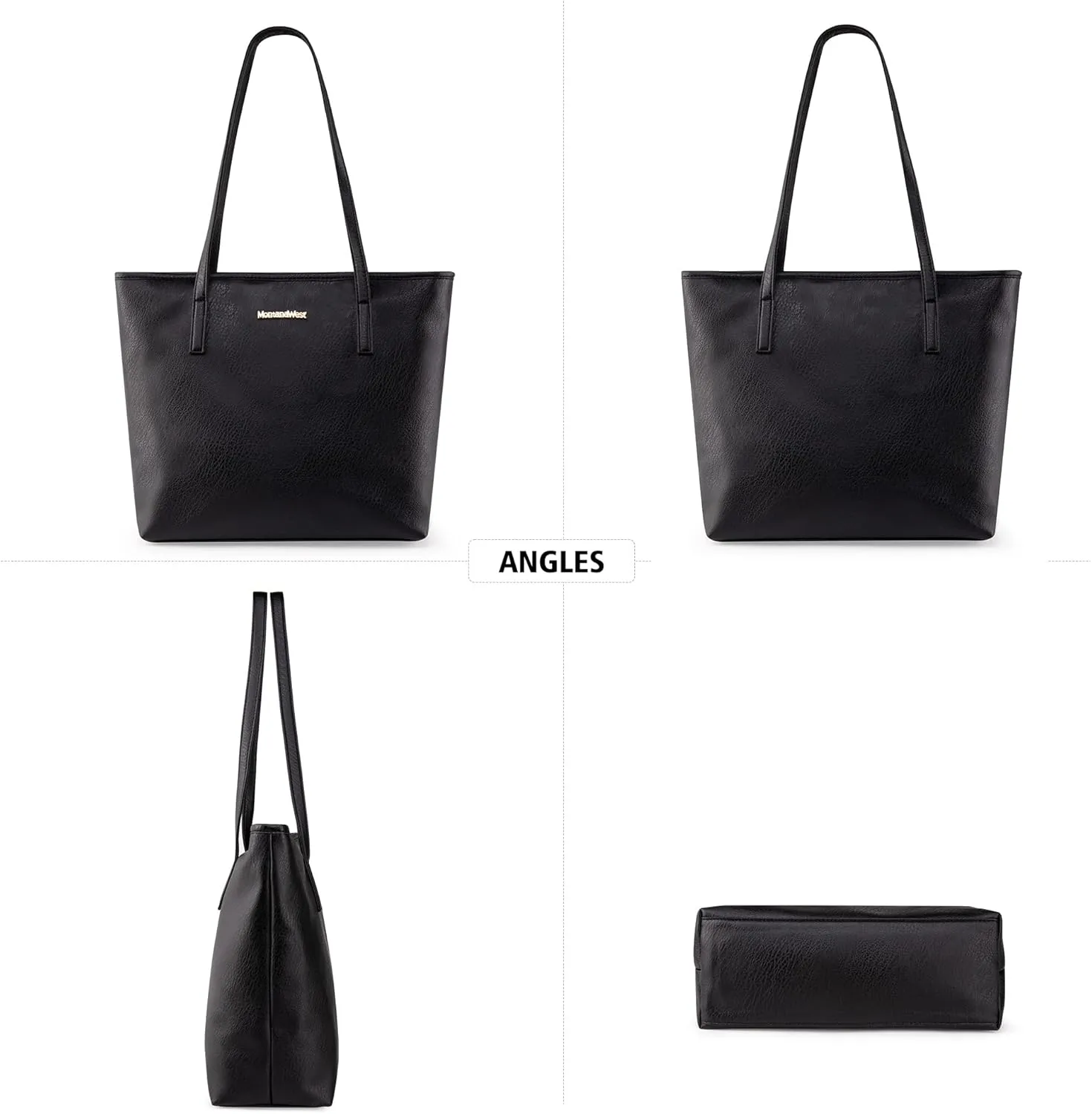 Montana West Tote Bags Vegan Leather Purses and Handbags for Women Top Handle Ladies Shoulder Bags