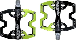 Mountain Bike MTB Pedals Parallel Bicycle Road Pedal 9/16 Inch Ultra-Light Flat Aluminum Alloy Sealed Bearing with Anti-Skid 1 Pair