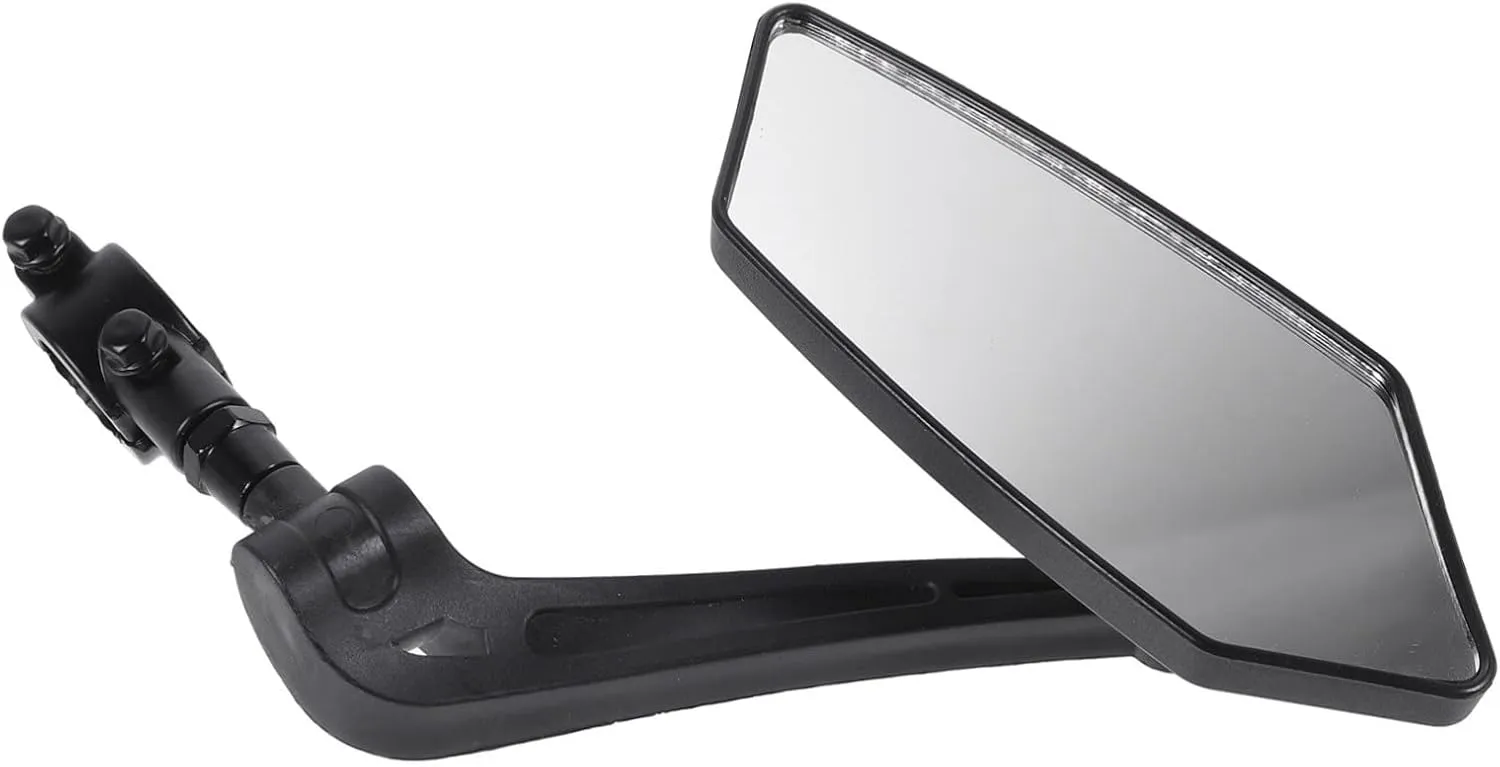 Mountain Bike Rearview Mirror Flat Reflective Safety Mirror Bike Rearview for Obstacle Avoidance Handlebar Accessory