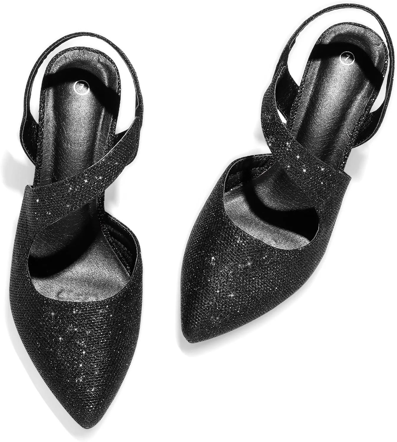 mysoft Women's Dress Shoes Low Heels 2 inch Kitten Pumps Slingback Wedding Party Medium/Wide Width Shoes