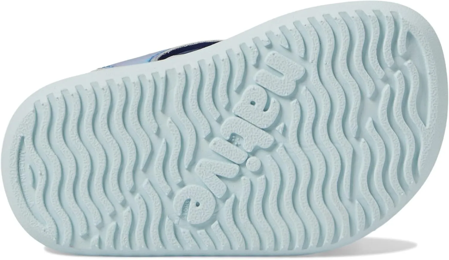 Native Shoes Kids Charley Sugarlite Hologram Flat Sandals for Little Kid - Hook-Loop Closure with EVA Footbed, and Open Toe Design