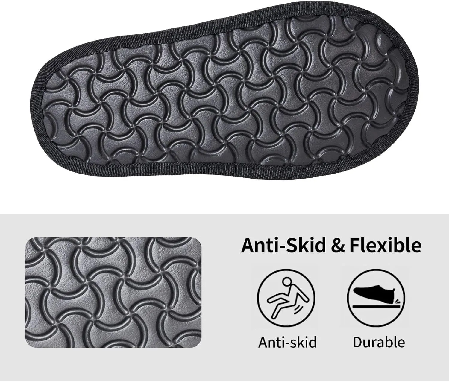 natural plant silhouette fern leaf Printed Slippers Cozy Indoor Slide Unisex House Slippers Soft Plush Slip-on Slippers