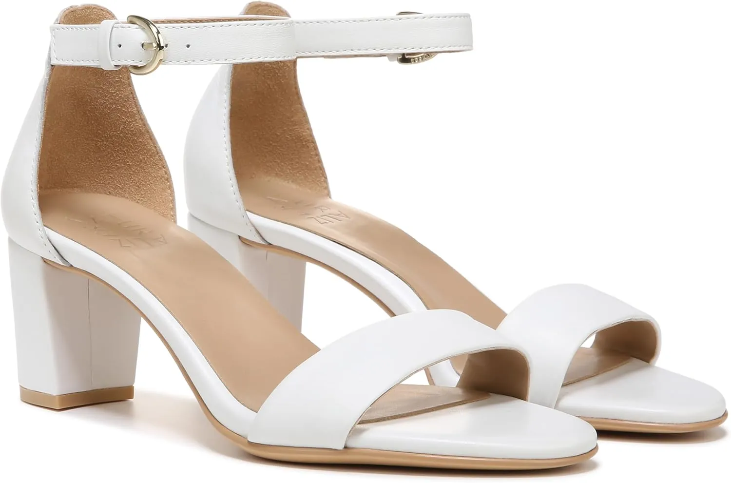 Naturalizer Women's Vera Ankle Strap Block Heel Dress Sandal