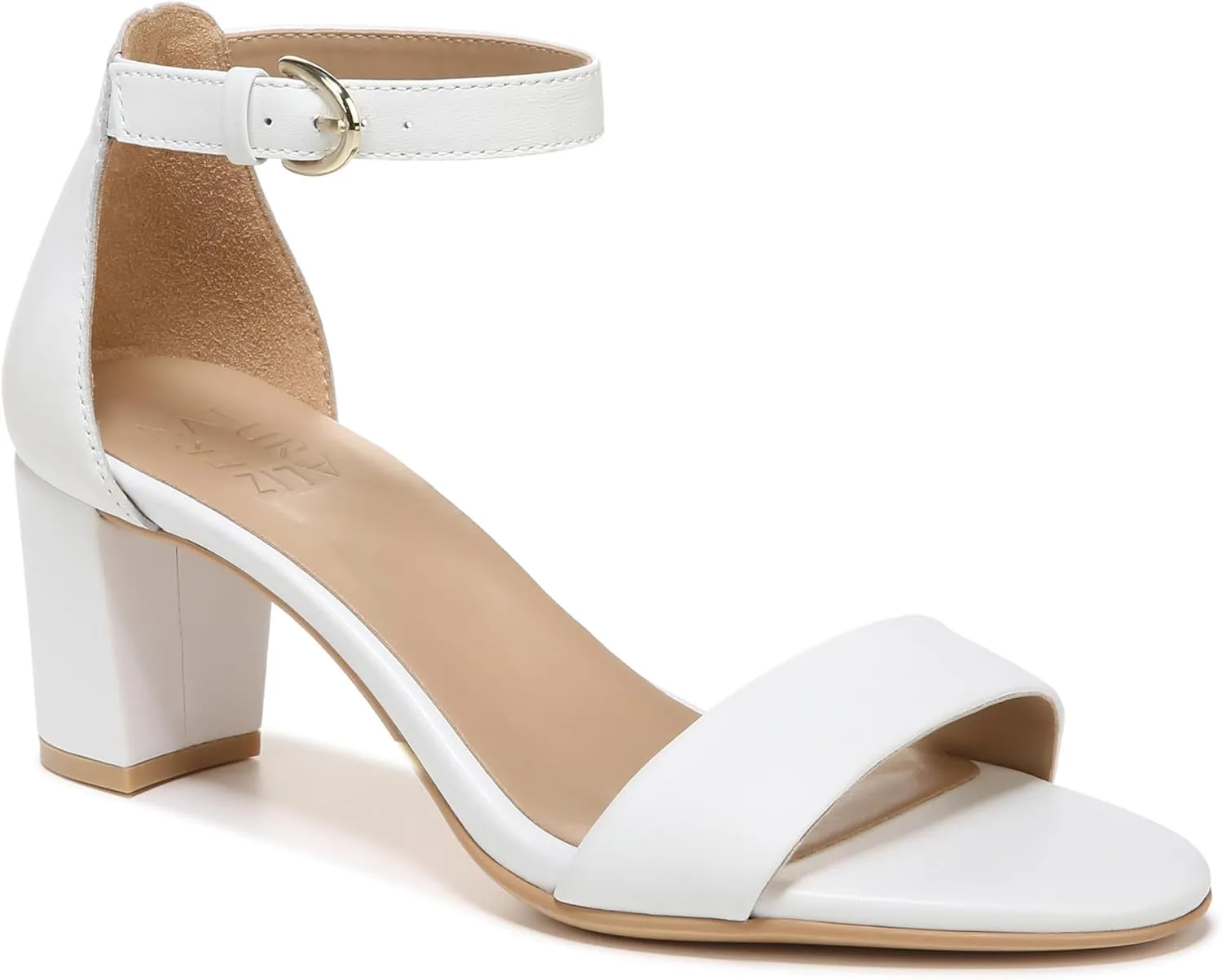 Naturalizer Women's Vera Ankle Strap Block Heel Dress Sandal