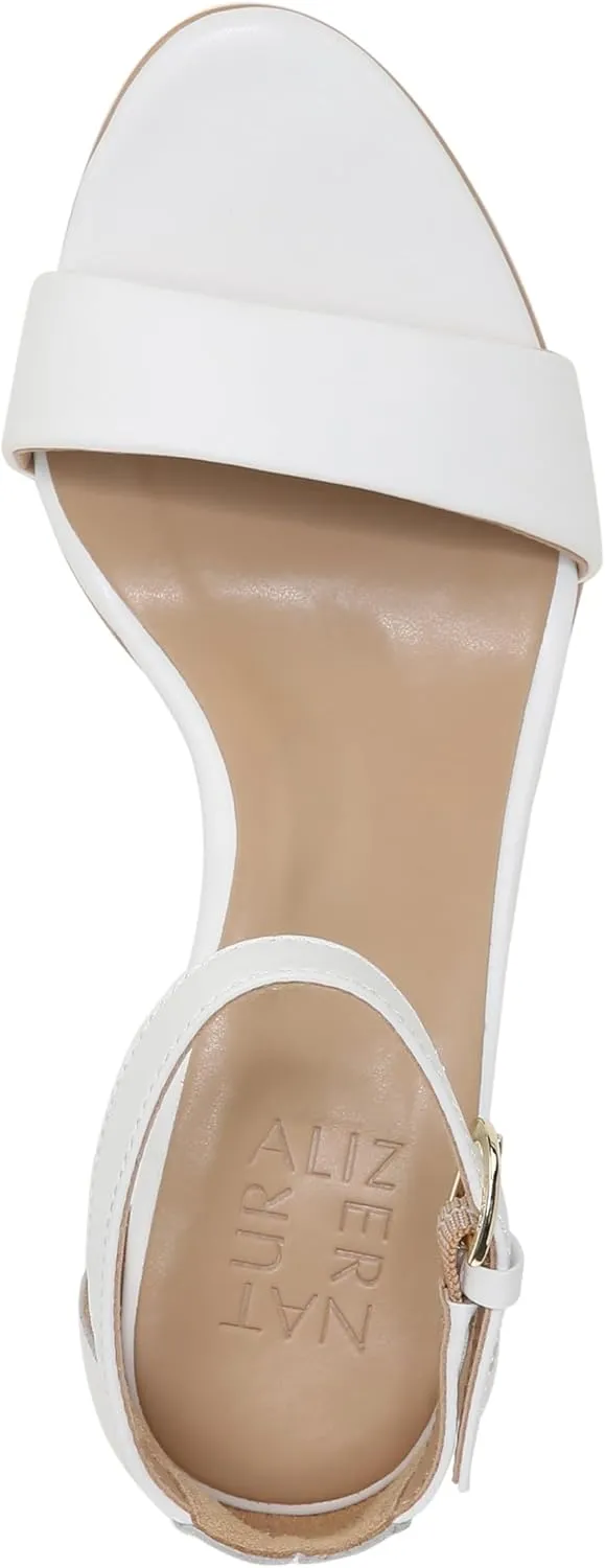 Naturalizer Women's Vera Ankle Strap Block Heel Dress Sandal
