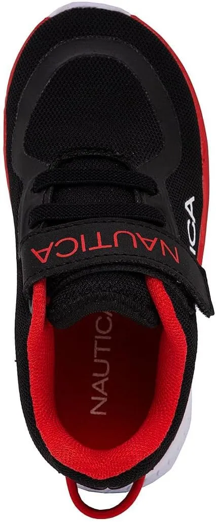 Nautica Kids Fashion Sneaker Athletic Running Shoe with One Strap |Boys - Girls|(Toddler/Little Kid)