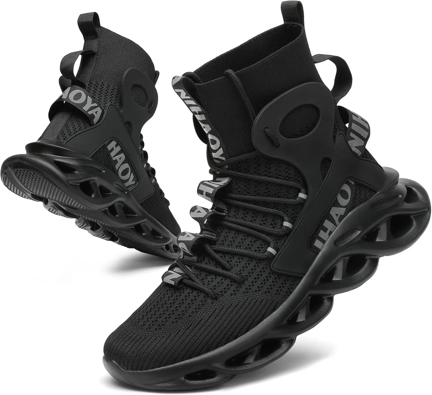 Nihaoya Mens Tennis Shoes Breathable Athletic Sneakers Lightweight Sport Shoes for Workout Walking