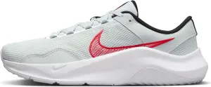 Nike Legend Essential 3 Next Nature Men's Workout Shoes (DM1120-010, Pure Platinum/White/Black/University Red) Size 8.5