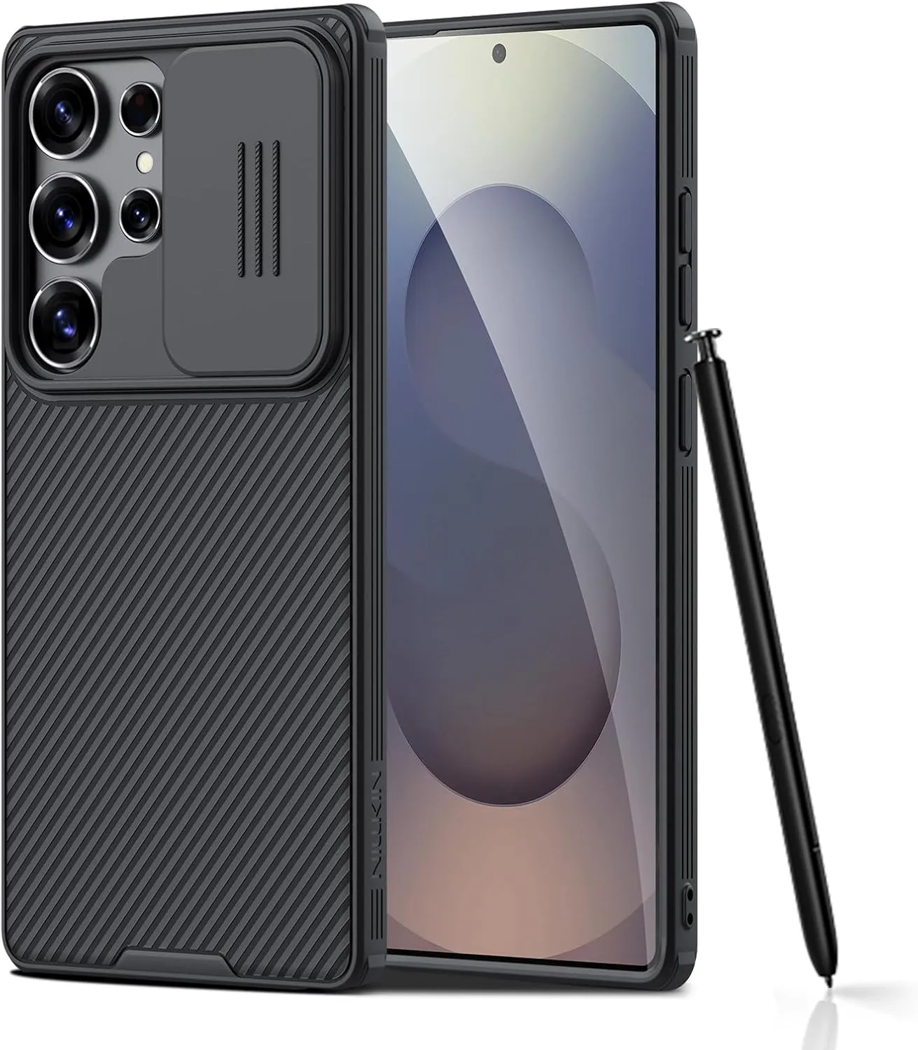 Nillkin Galaxy S25 Ultra Case, CamShield Pro for Samsung Galaxy S25 Ultra Case with Slide Camera Cover, S25 Ultra 5G Slim Phone Case 2025 6.86'' (Black)