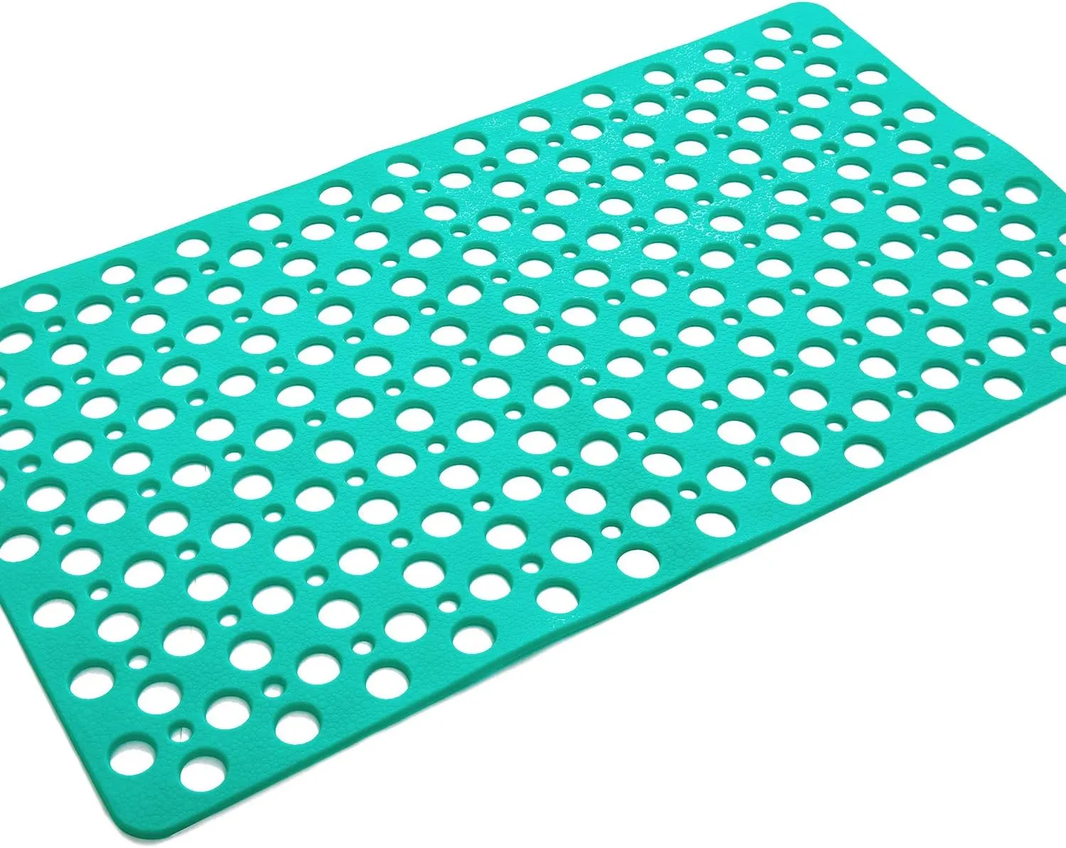 Nonslip Bathtub Mat Extra Soft TPE Bath Mat for Kids, Machine Washable Bathroom Shower Mat, Smooth/Non-Textured Tubs Only, 30L x 17W Inch (Dark Green)