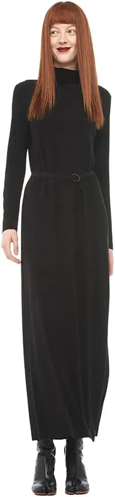 Norma Kamali Women's Long Sleeve Turtleneck Gown