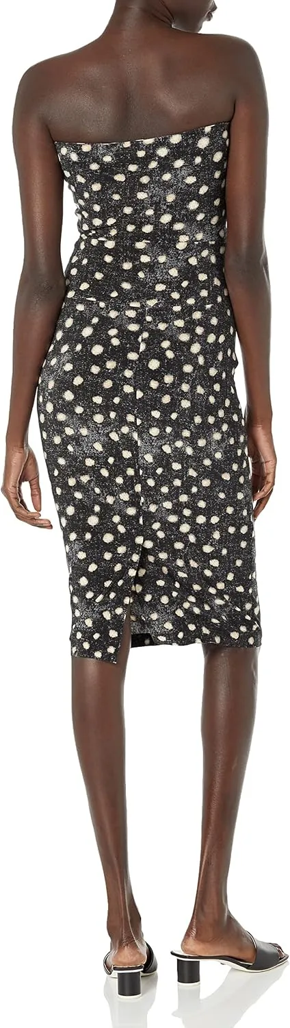 Norma Kamali Women's Strapless Dress to Knee