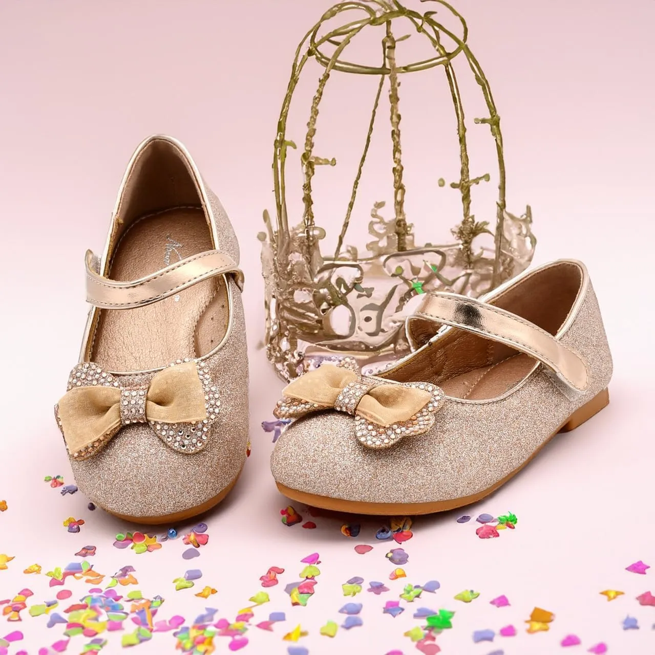 Nova Utopia Toddler Little Girls Ballet Flat Shoes