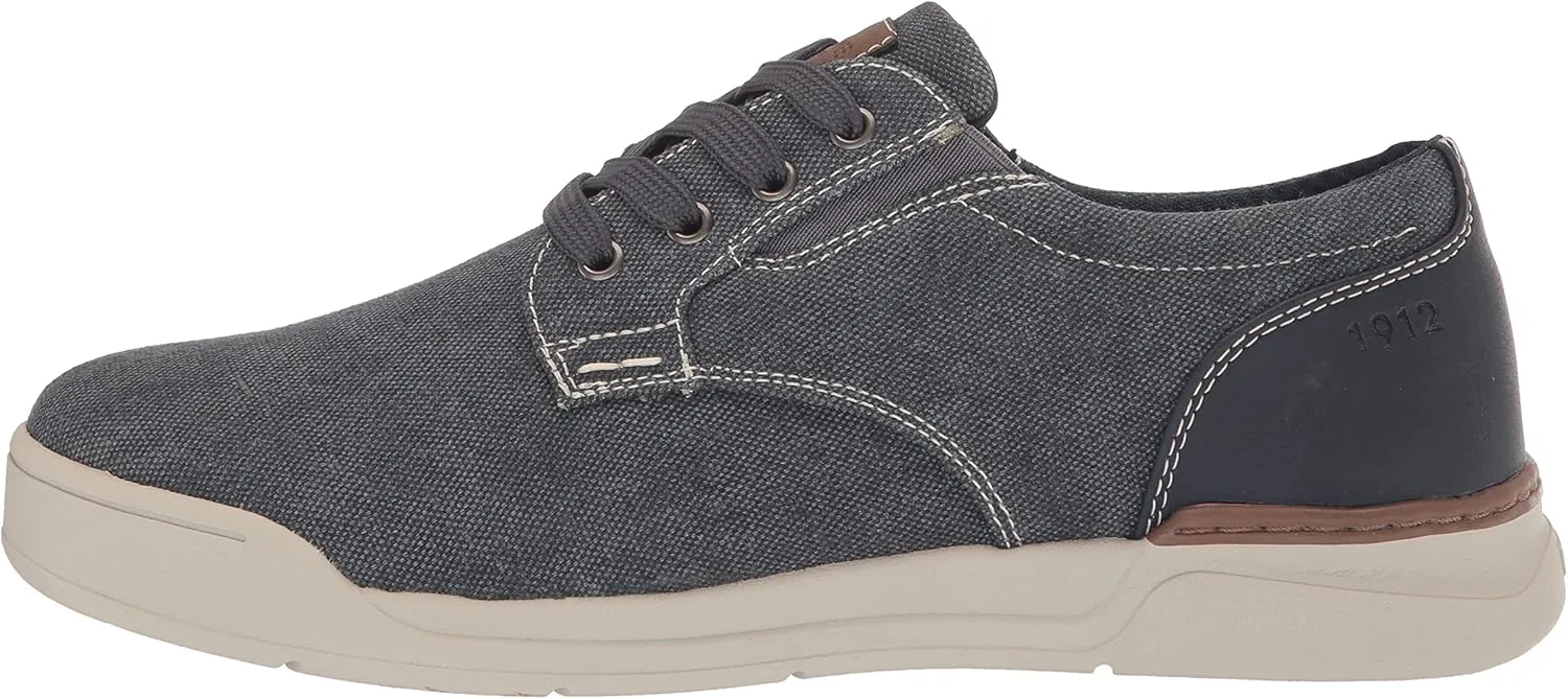 Nunn Bush Men's Kore Tour Canvas Plain Toe Oxford Athletic Style Sneaker Lace Up
