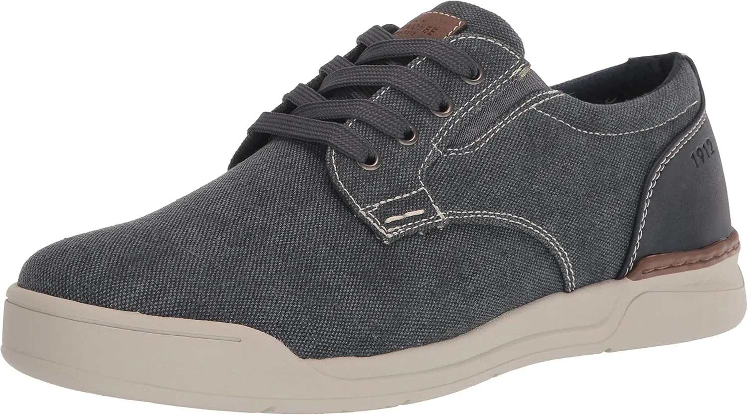 Nunn Bush Men's Kore Tour Canvas Plain Toe Oxford Athletic Style Sneaker Lace Up