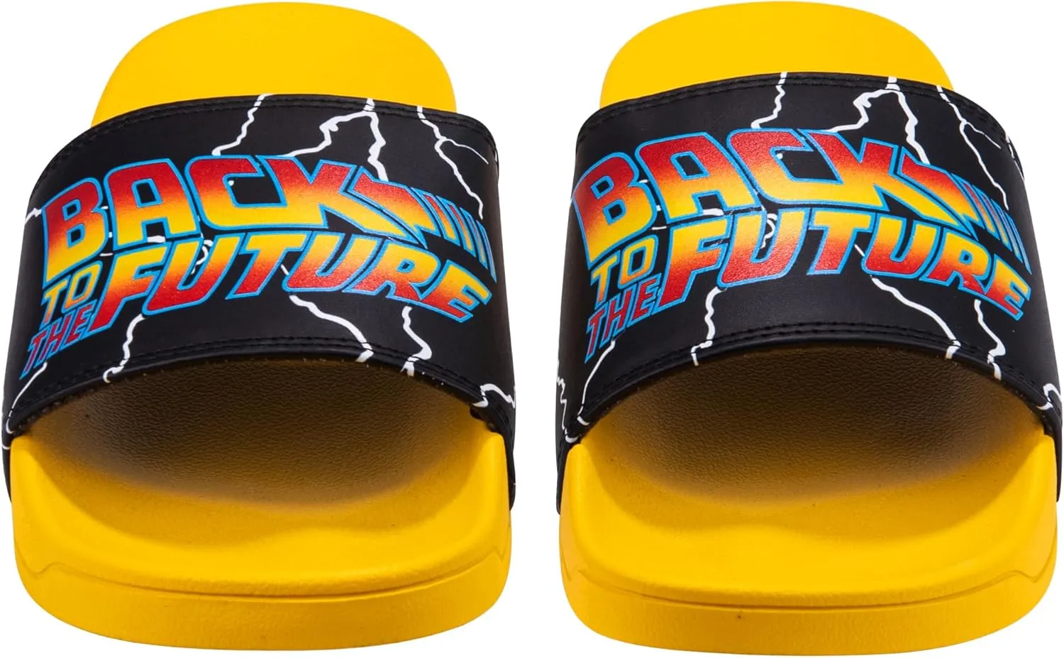 Odd Sox, Slide, Slip On Sandal, Back To The Future, Soft, Comfortable, Unisex